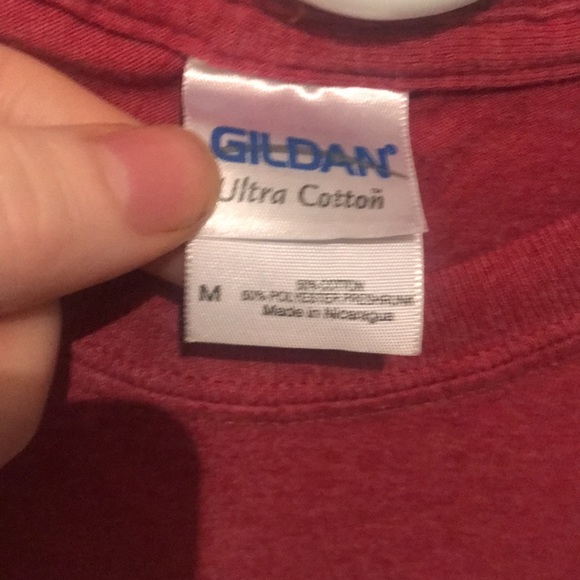 American International Rattle Snake Museum Faded Red Tshirt with White Print - Picture 4 of 4